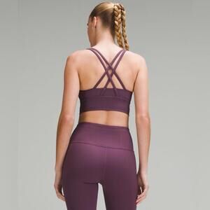 Lululemon Energy Bra Long Line Ribbed